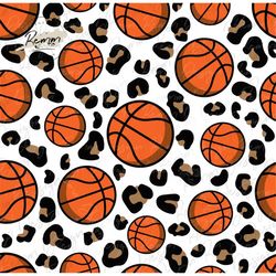 seamless basketball leopard png, sublimate download, digital paper, printable, animal print, cheetah, background, fabric