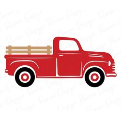 farm truck, vintage pickup truck svg, cut file, vintage truck silhouette svg cut file, png, jpg red truck svg, red truck