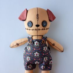 Dog Scary Doll Handmade - Halloween Decor