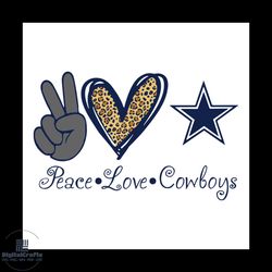 peace love cowboys svg,svg files for silhouette, files for cricut, svg, dxf, eps, png instant download