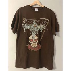 vintage yeezus kanye west tee, kanye west college dropout tee, yeezus reaper kanye west tour shirt