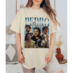 pedro pascal retro shirt, pedro pascal vintage print t-shirt, pedro pascal unisex shirt, pedro pascal summer days shirt
