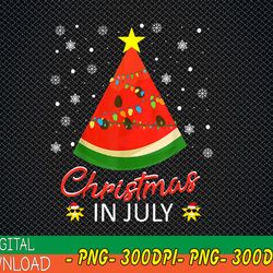 watermelon christmas tree christmas in july summer png, digital download