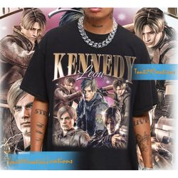 vintage leon kennedy shirt, leon kennedy tee, leon kennedy merch, resident evil 4 remake shirt, leon kennedy 2023 graphi