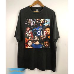 j cole shirt, rapper shirt, bootleg raptees 90s shirt, j.cole merch t-shirt