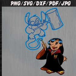 lilo and stitch aladin halloween svg, png, dxf, pdf, jpg,...