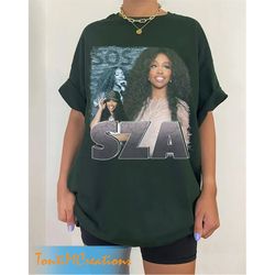 sza vintage shirt, sza new bootleg 90s shirt, sza photoshoot shirt, music rnb singer rapper shirt, gift for fan