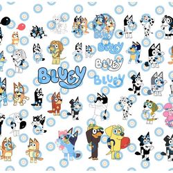 40 designs bluey svg bundle | bluey svg | bluey birthday | bluey party supplies | bluey birthday decorations |png|eps|dx