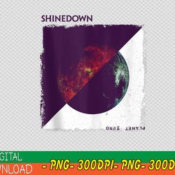 shinedown planet zero white png, digital download