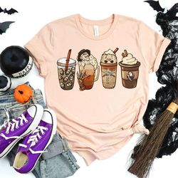 horror fall coffee shirt, witch shirt, halloween shirt, that witch shirt, halloween tees, halloween party t-shirt - a148