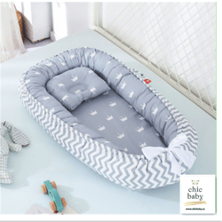 Crib Portable Crib Travel Bed For Children, Infant Kids Cotton Cradle