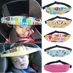 Baby Car Seat Head Support Belt Adjustable Toddler Neck Relief Stabilized Strap