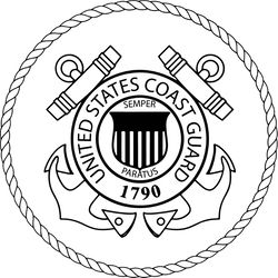 united states coast guard badge vector svg jpg png eps dfx file