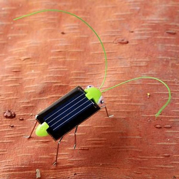 Solar Grasshopper Insect Solar Powered Bug Robot Moving Toy | Inspire ...