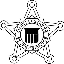 united states secret service badge, usss emblem vector svg jpg png eps dfx file