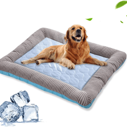 Pet Cooling Pad Bed, Cool Mat Pet Blanket, Ice Silk Material Soft For Pet