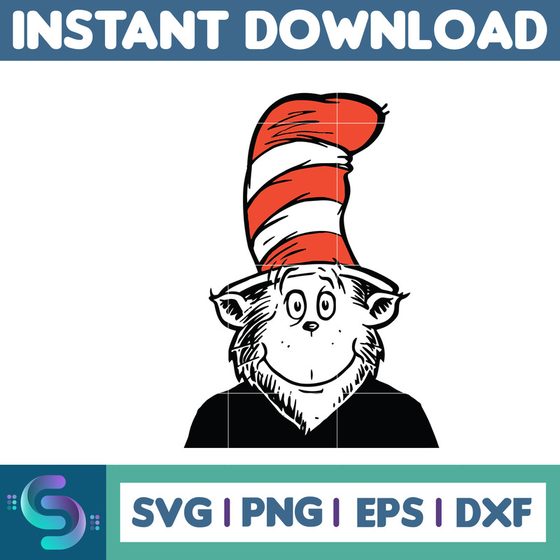 Dr Seuss Svg, Cat In The Hat SVG, Dr Seuss Hat SVG, Green Eggs And Ham Svg, Dr Seuss for Teachers Svg (188).jpg