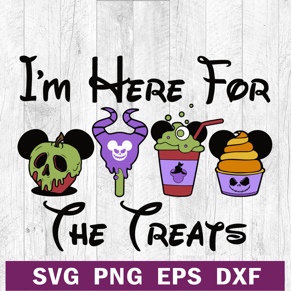 I'm here for the treat disney villain SVG