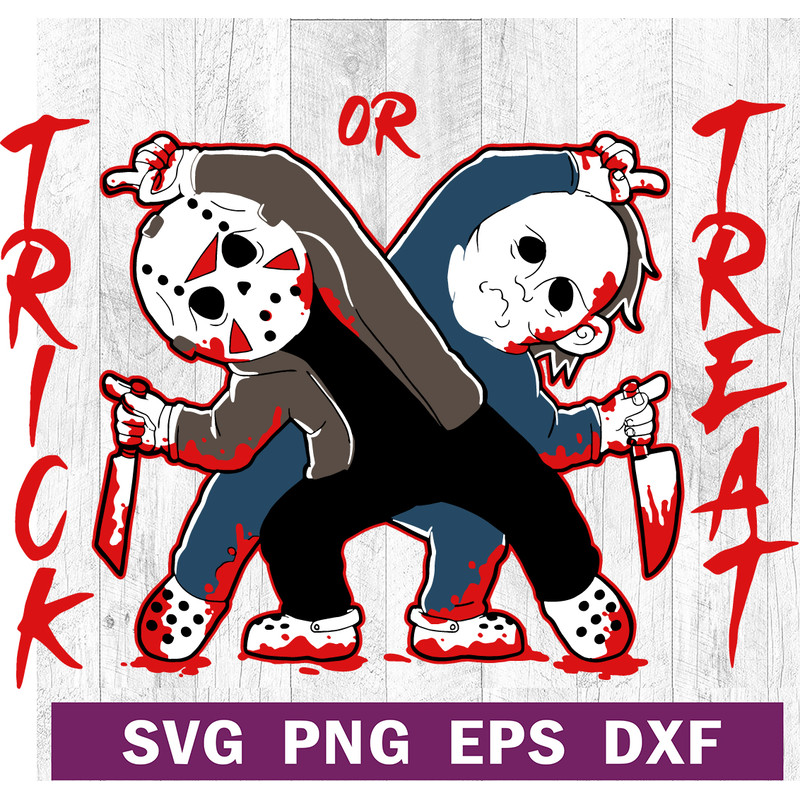 Trick or treat Jason voorhees SVG