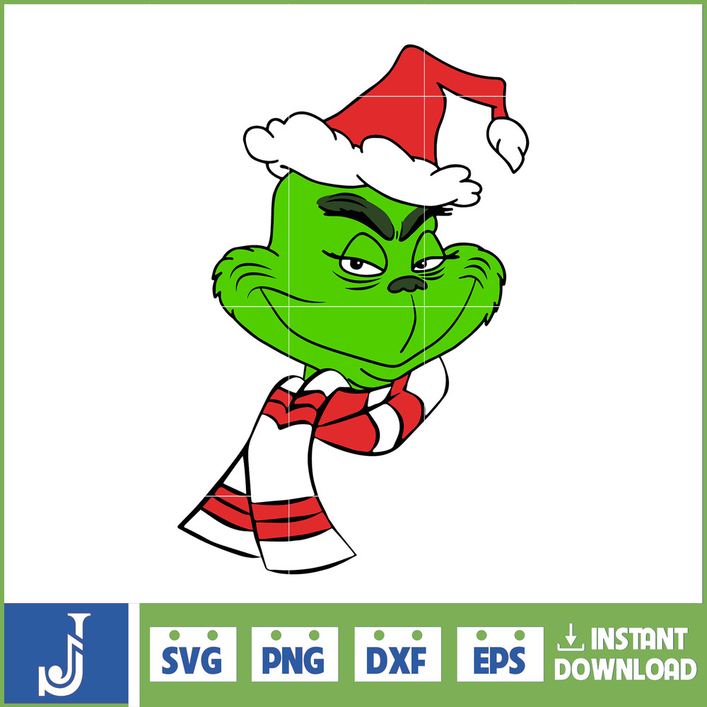 Grinch SVG, Grinch Christmas Svg, Grinch Face Svg, Grinch Hand Svg, Clipart Cricut Vector Cut File, Instant Download (235).jpg