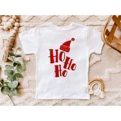 christmas shirt, ho ho ho shirt, merry christmas, santa shirt, christmas gift shirt, holiday shirt, kids christmas tshir