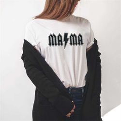 mama rocker t-shirt, fun mom clothing, mothers day gift, cute mom clothes, cute women clothing, gift for mom, mama t-shi