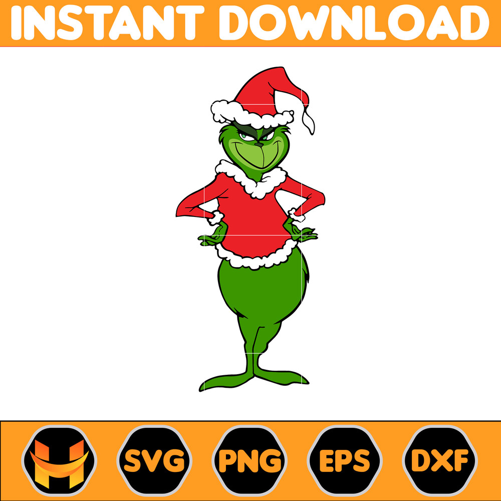 Grinch SVG, Grinch Christmas Svg, Grinch Face Svg, Grinch Hand Svg, Clipart Cricut Vector Cut File, Instant Download (229).jpg