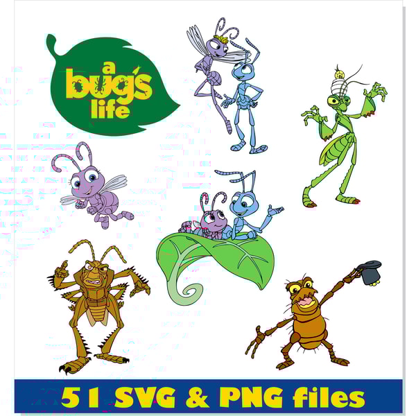 Bugs Life SVG File, A Bug's Life PNG, a bug's life Logo PNG | Inspire ...