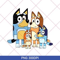 bluey and friends png, bluey png, bluey family png, bluey and bingo png, bluey friends png, retro bluey and friends png