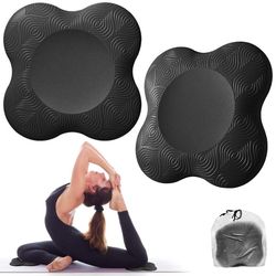 Yoga Knee Pad Cushion Extra Thick for Knees Elbows Wrist Hands Head Foam Pilates Kneeling pad(2 Pcs)(US Customers)