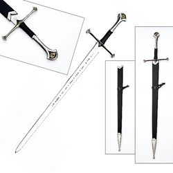 lord Sword With scaberd, Cosplay Anduril, Replica Sword, Stainless Steel Sword, Handmade Sword, Longsword Replica