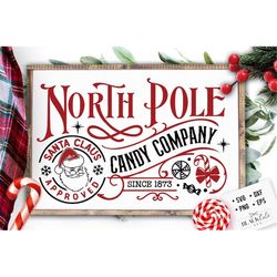 north pole candy canes svg, candy canes svg, candy canes poster svg, farmhouse christmas svg, farmhouse christmas poste