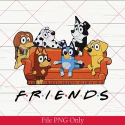 retro bluey family png, bluey birthday party png, cute bluey family png, bluey  birthday matching png, bluey and friends
