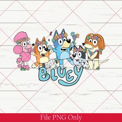 cute bluey bingo png, bluey family trip png, bluey matching family png, bluey trip png, bluey and friends png, bluey