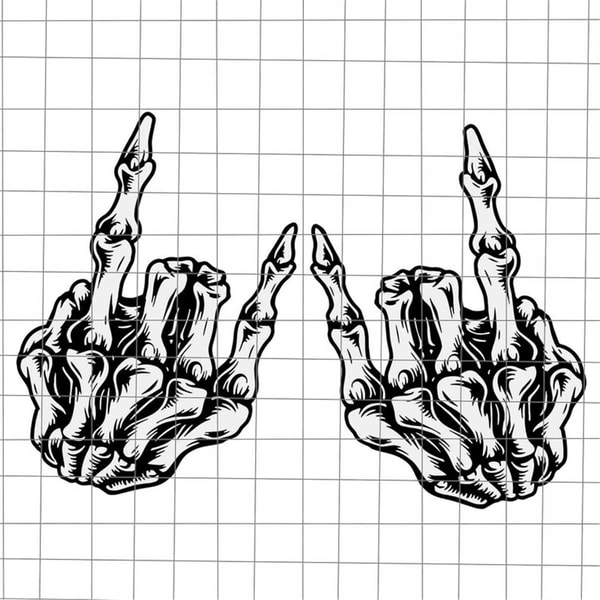 Skeleton Ha Skeleton Hand Svg, Skeleton Hand Rock Svg, Funny Skeleton Ha | Inspire ...