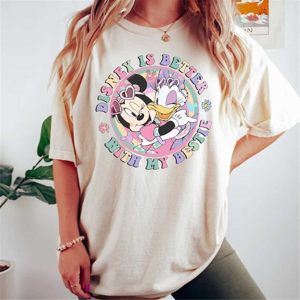 MR188202381813vintageminniedaisydisneyisbetterwithmybestieshirtimage1jpg