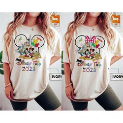 comfort colors custom disney trip 2023 shirt, mickey and friend shirt, disney family trip matching, walt disney world sh