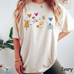 winnie the pooh halloween comfort color shirt, pooh balloon comfort colors shirt, pooh and friends shirt, disney trip te