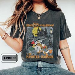 haunted mansion comfort colors vintage shirts, disneyland haunted mansion shirt, disneyland halloween, vintage disney sh