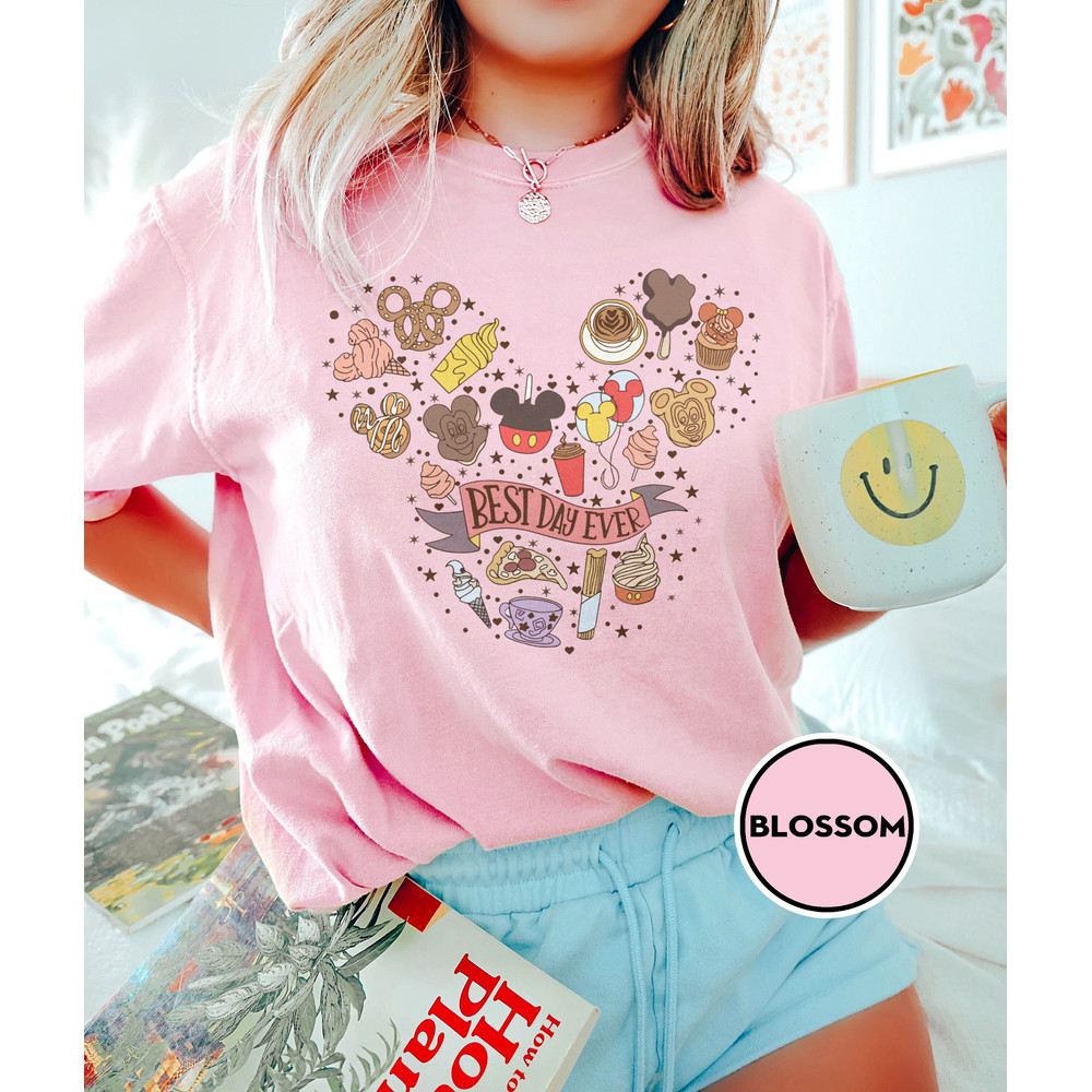 Best Day Ever Shirt, Cute Disney For The Snacks Shirt With Fun Icons, Magic Kingdom Disney Vacation Shirt, Disney Family Shirts, Disney Tee - 1.jpg