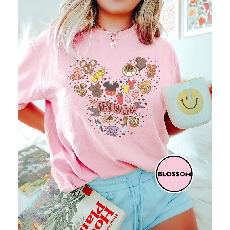 Best Day Ever Shirt, Cute Disney For The Snacks Shirt With Fun Icons, Magic Kingdom Disney Vacation Shirt, Disney Family Shirts, Disney Tee - 1.jpg