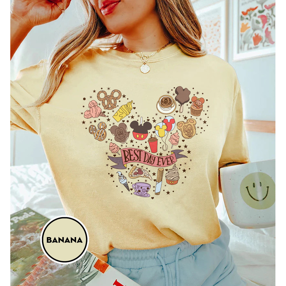 Best Day Ever Shirt, Cute Disney For The Snacks Shirt With Fun Icons, Magic Kingdom Disney Vacation Shirt, Disney Family Shirts, Disney Tee - 4.jpg
