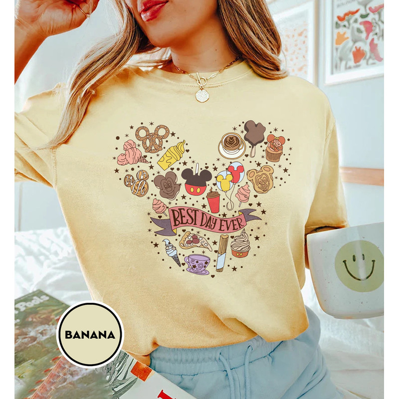 Best Day Ever Shirt, Cute Disney For The Snacks Shirt With Fun Icons, Magic Kingdom Disney Vacation Shirt, Disney Family Shirts, Disney Tee - 4.jpg