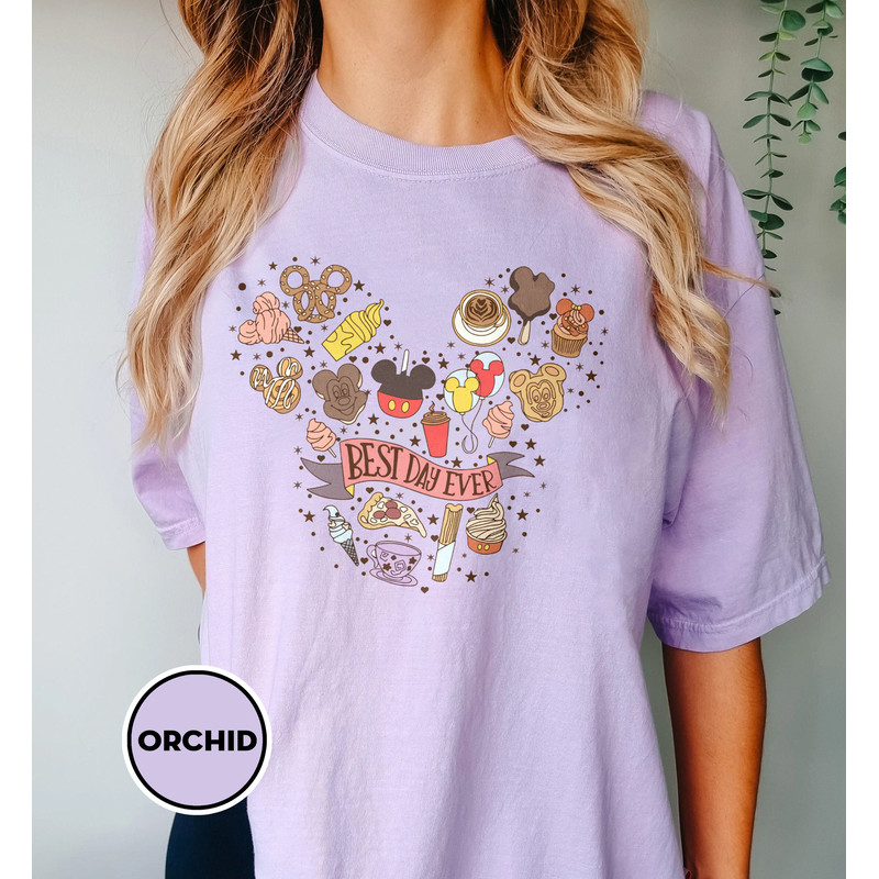 Best Day Ever Shirt, Cute Disney For The Snacks Shirt With Fun Icons, Magic Kingdom Disney Vacation Shirt, Disney Family Shirts, Disney Tee - 5.jpg