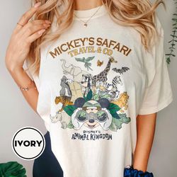 disney animal kingdom comfort color shirt, vintage animal kingdom shirt, mickey safari shirt, disney safari trip shirt,