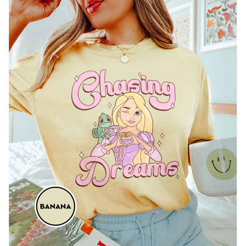Disney Tangled Princess Shirt, Disney Rapunzel Shirt, Tangled Shirt, Rapunzel Shirt, Chasing Dreams, Magic Kingdom Shirt,Disney Vacation Tee - 3.jpg