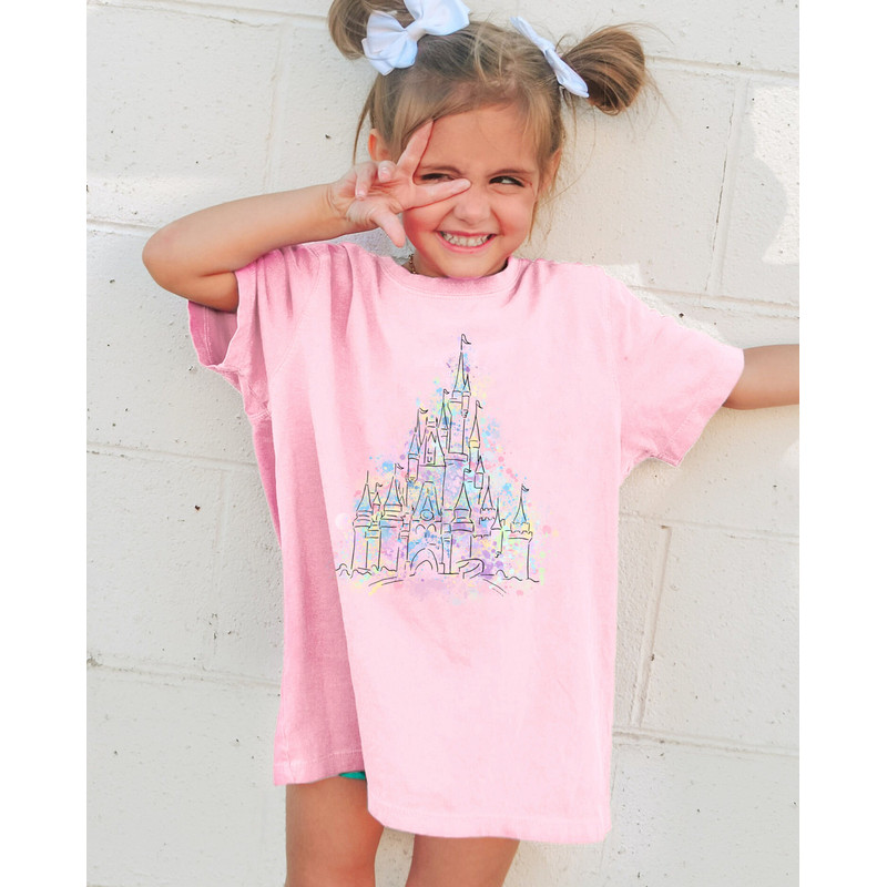 Disney Vacation Shirt, Disney Castle Shirt, Disney Family Shirt, Family Vacation Shirt, Disney Trip Shirt, Disney Watercolor Castle, Disney - 2.jpg