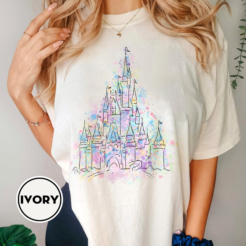 Disney Vacation Shirt, Disney Castle Shirt, Disney Family Shirt, Family Vacation Shirt, Disney Trip Shirt, Disney Watercolor Castle, Disney - 3.jpg