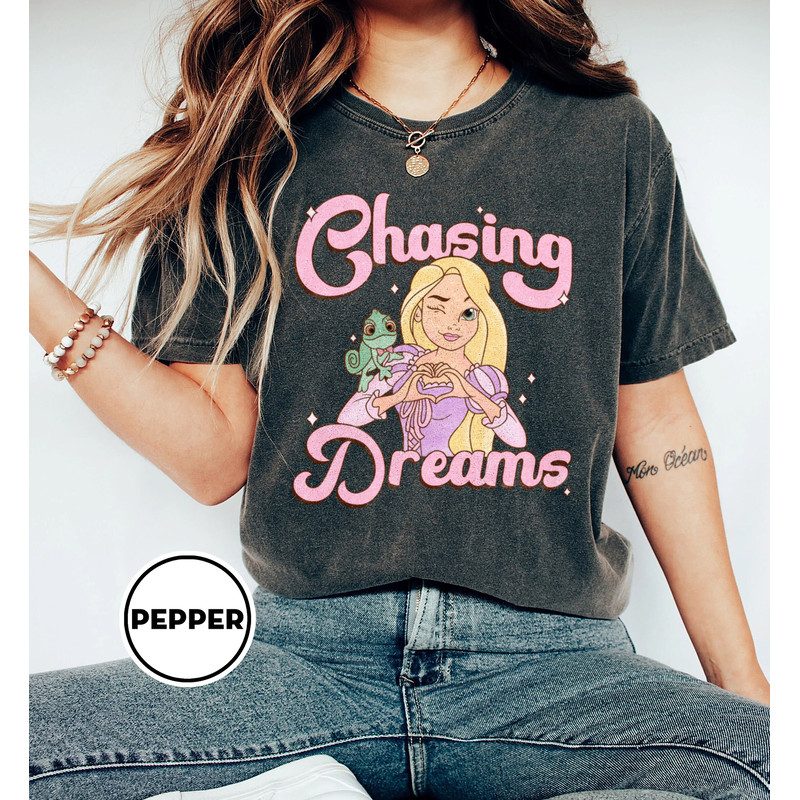 Disney Tangled Princess Shirt, Disney Rapunzel Shirt, Tangled Shirt, Rapunzel Shirt, Chasing Dreams, Magic Kingdom Shirt,Disney Vacation Tee - 5.jpg