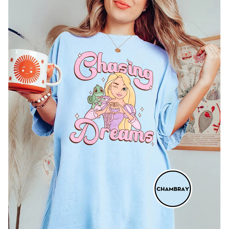 Disney Tangled Princess Shirt, Disney Rapunzel Shirt, Tangled Shirt, Rapunzel Shirt, Chasing Dreams, Magic Kingdom Shirt,Disney Vacation Tee - 6.jpg